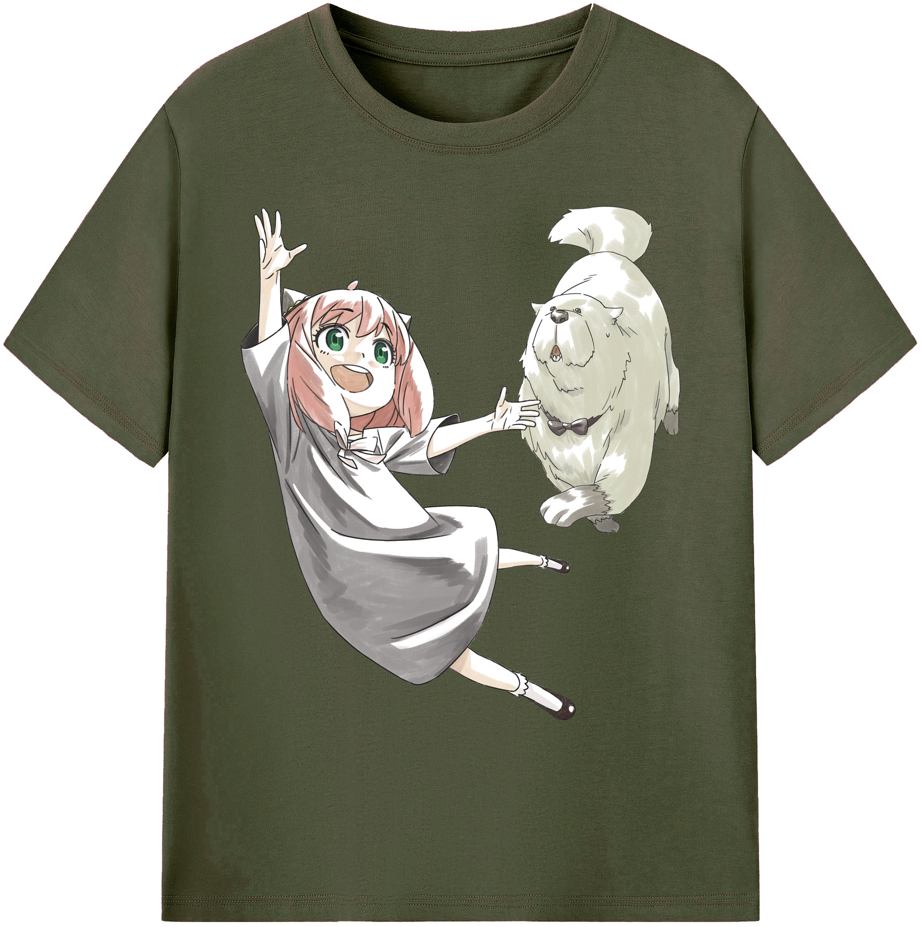 （画像用） SPY×FAMILY间谍家家酒 綿100％ メンズ半袖Tシャツ｜肌触りやわらか＆通気性